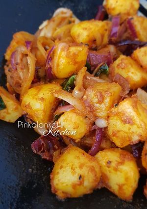 A picture of Dry Potato Curry.