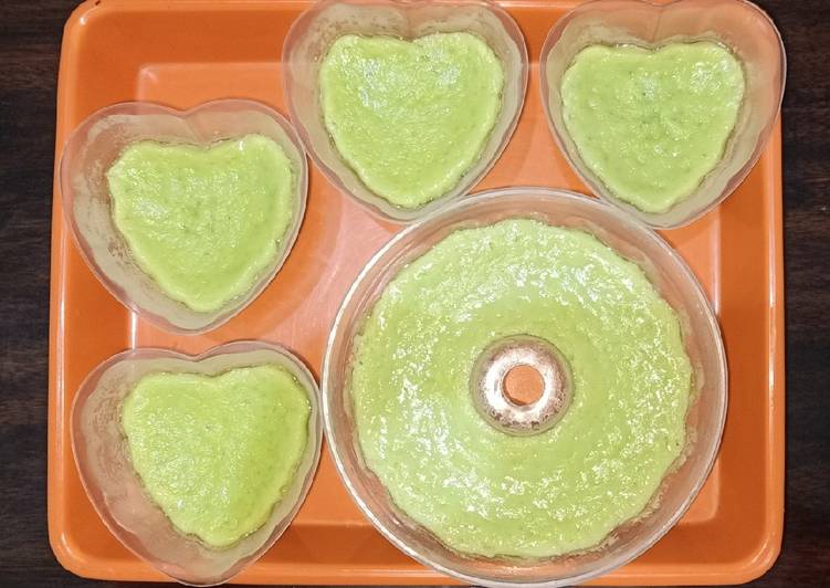 Bingka Telur Pandan Kukus