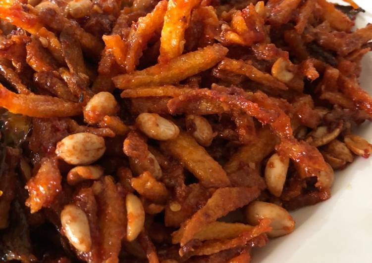 Siap Saji Kentang balado crispy Sedap Nikmat