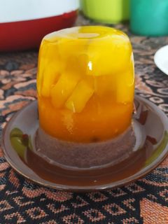 Foto resep Pudding mangga jelly triple combo