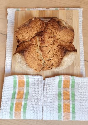 Una foto de Pan irlandés, sin levadura 🇮🇪 Soda bread 🇮🇪