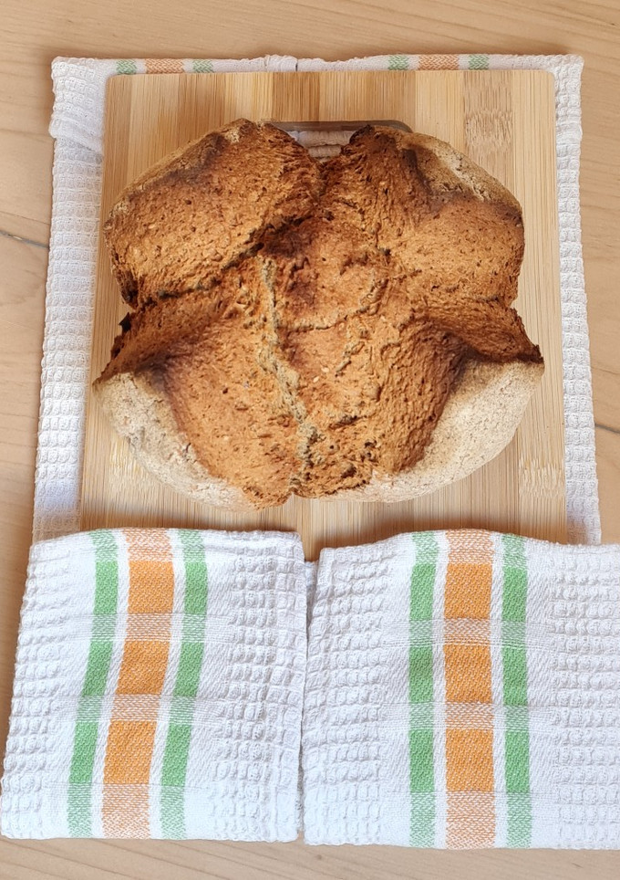 Una foto de Pan irlandés, sin levadura 🇮🇪 Soda bread 🇮🇪