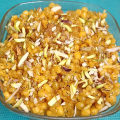A picture of Meethi Boondi For Prasad.
