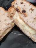 Lactose free gluten free fruit bread toastie. Airfyer