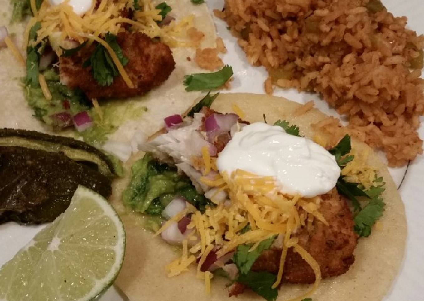 Brad's Ling cod fish tacos