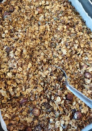 Házi granola recept fotója