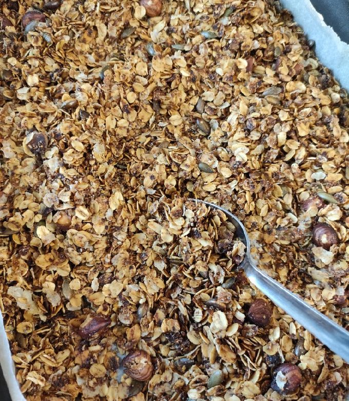 Házi granola recept fotója