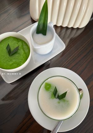 Foto resep Singkong Lumer (bubur singkong pandan)