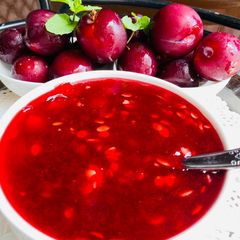 A picture of Fresh Plum / Aloo Bukhara Chutney.