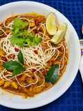 Singapore Chicken Laksa with Vegetables