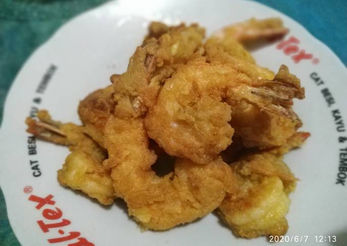 Udang crispy telur asin