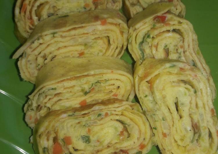 Korean Egg Roll / Telur Gulung Korea Simpel