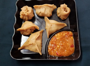 A picture of Multi grain momos/ Dimsum.
