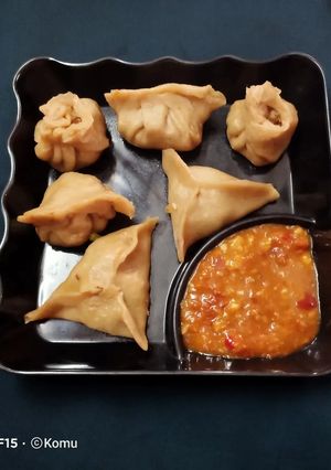 A picture of Multi grain momos/ Dimsum.