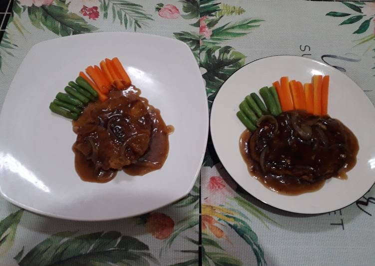 Steak tempe saus blackpepper