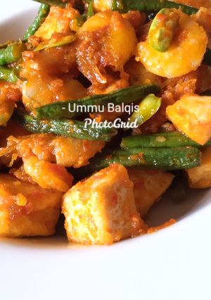 Foto resep Balado Tahu Udang Campur