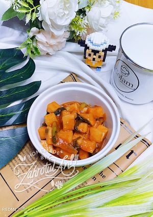 Foto resep Kimchi Lobak (Kkakdugi) Sederhana, Gurih, dan Pedas