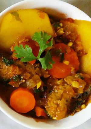 Foto resep Idam kabab potato arabic food (kabab kuah kentang)