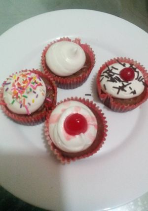 Una foto de Cup cakes de coca cola