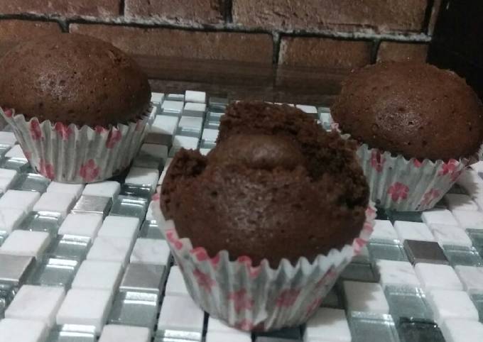 Bolu kukus coklat mekar super simple (no mixer no dcc no sp)