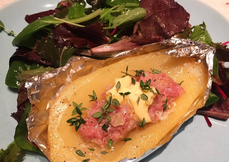 Patate con salsiccia al cartoccio #ilboccatv