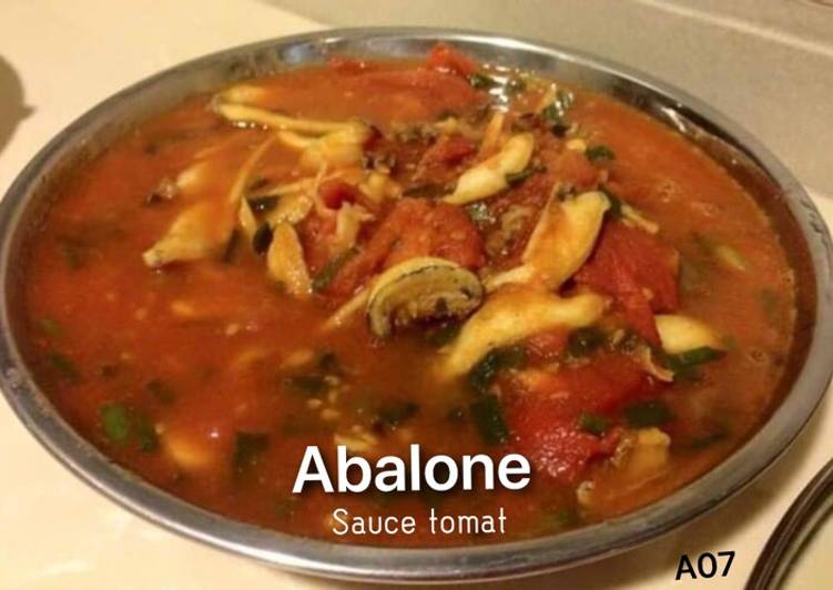 Resep: Di Rumah19. Abalone dengan sauce tomat
