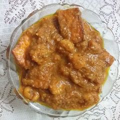 A picture of Makhana paneer ki sabji.