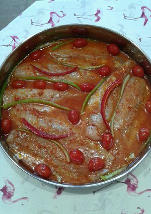صورة لوصفة 🐟فيليه 🍅 سمكة 🍅 حَرَّة 🐟🌶🌶🌶