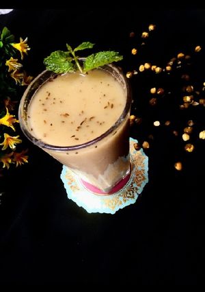 A picture of Sattu drink.