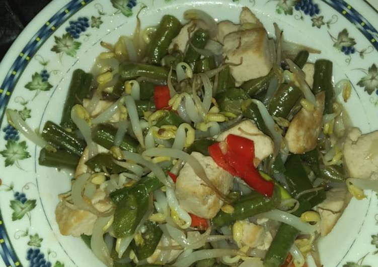 Oseng toge campur"