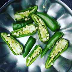 A picture of Jalapeño pickle.