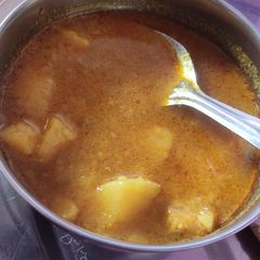Boiled potato veg A picture of Boiled potato veg.