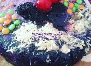 Foto resep Brownies Oreo Topping dcc#PR_BrowniesDcc