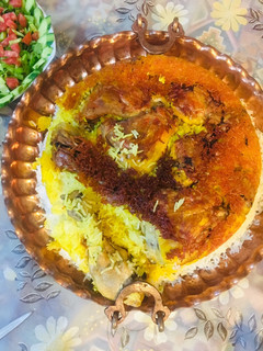 عکسی از دستور ته چين ران ساده مجلسي