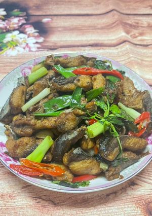 三杯魚（沙毛/賓士魚） 的食譜成品照片