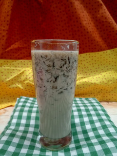 Foto resep Es lumut Cappucino Cincau