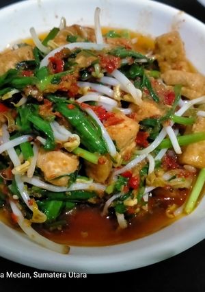 Foto resep Tumis tauge,kucai Dan tahu
