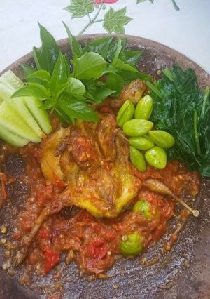 Foto resep Sambal terasi jeruk limau