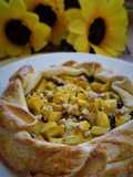 Galette de mango y nutella casera
