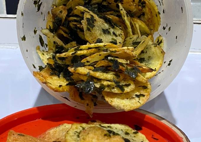 Resep Keripik Kentang Rasa Rumput Laut Oleh Rini Dwi Astuti Cookpad 0869