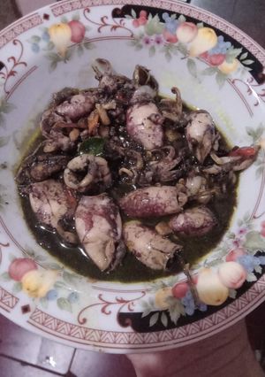 Foto resep Cumi Hitam Bumbu Iris