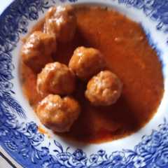 Una foto de Albóndigas en salsa tomate