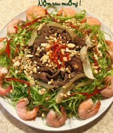 nộm rau muống tôm