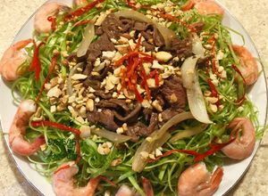 Hình của món Nộm rau muống !.