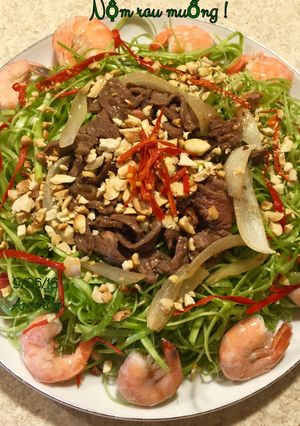 Hình của món Nộm rau muống !.