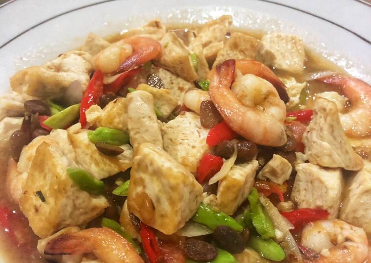 Udang Tahu masak tauco sederhana ala saya👌