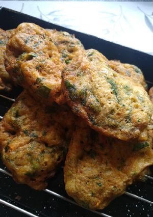 Una foto de Bocadillos de verduras soufflés 🥬🥕🍅🍆🌶️🥦🍆