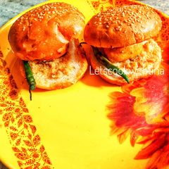 A picture of Vada Pav.
