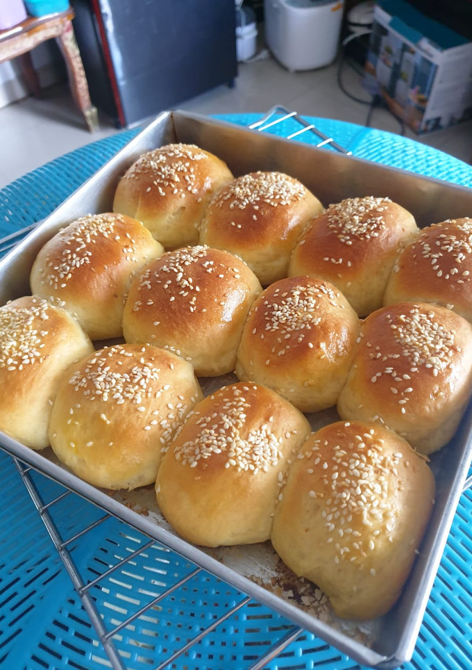 Foto resep Roti Burger Autolysis Breadmaker