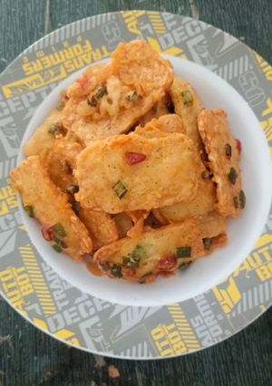 Foto resep Tempe Goreng Tepung Pedas